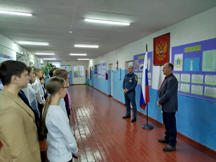 Проведена беседа о безопасности.